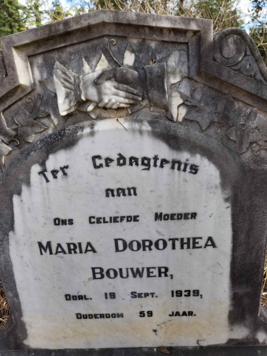 BOUWER Maria Dorothea -1939