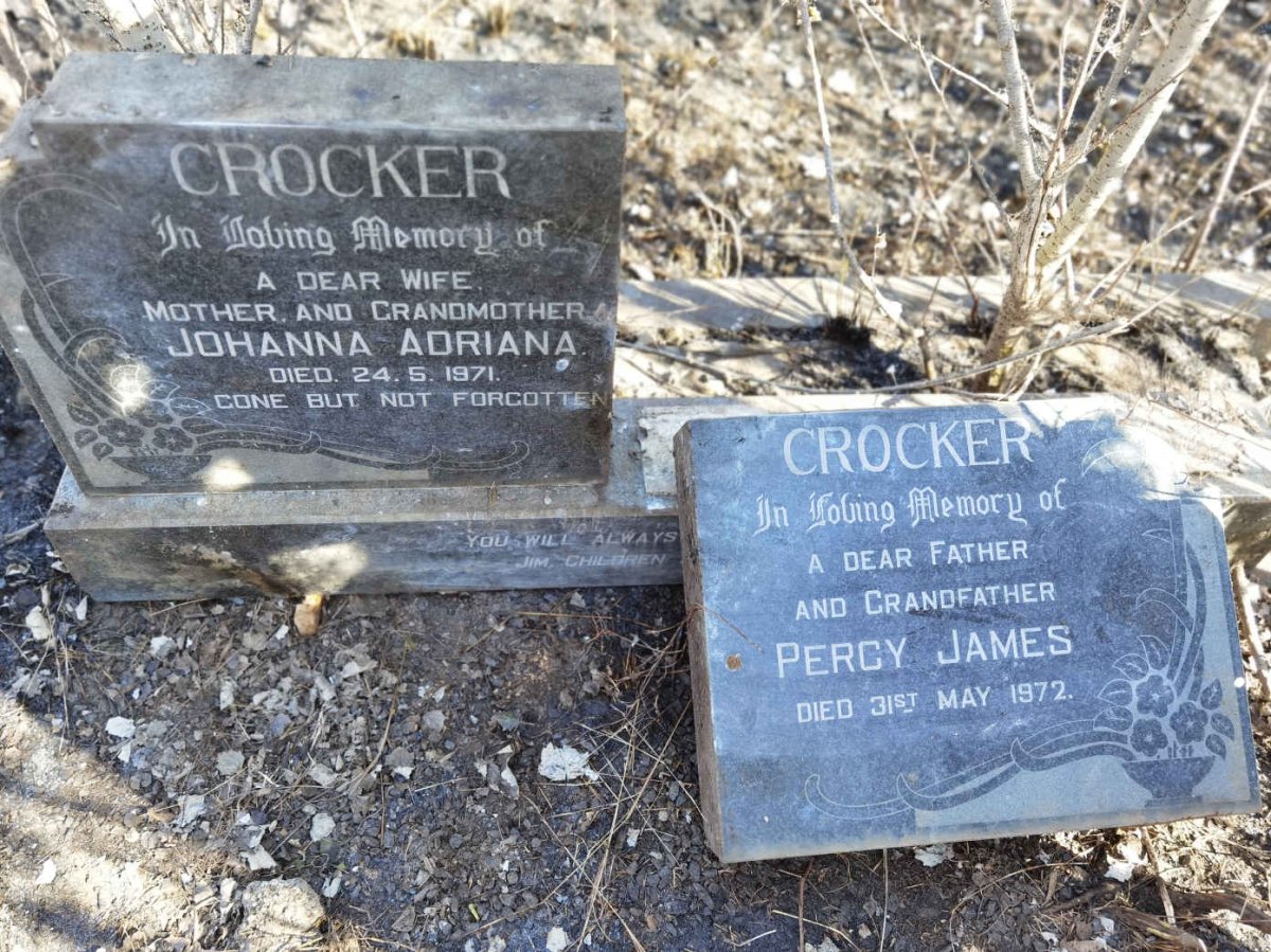 CROCKER Percy James -1972 &amp; Johanna Adriana -1971