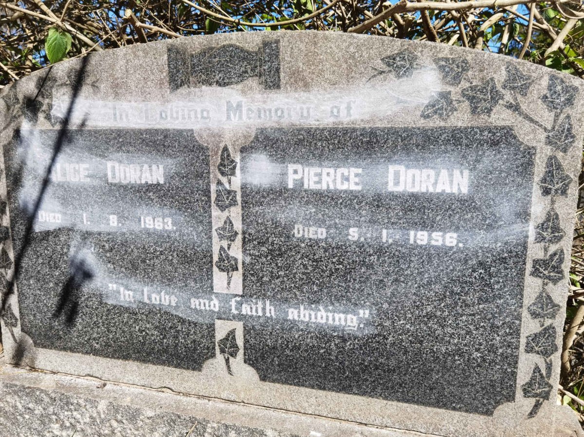 DORAN Pierce -1956 &amp; Alice -1963