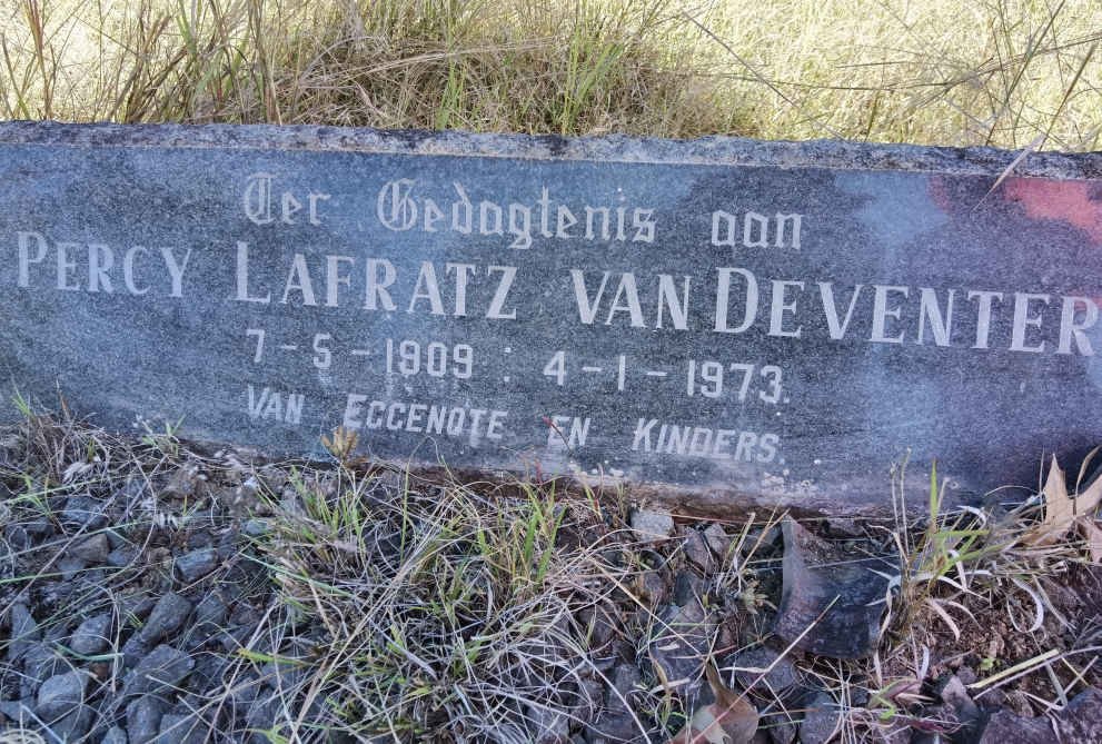 DEVENTER Percy Lafratz, van 1909-1973