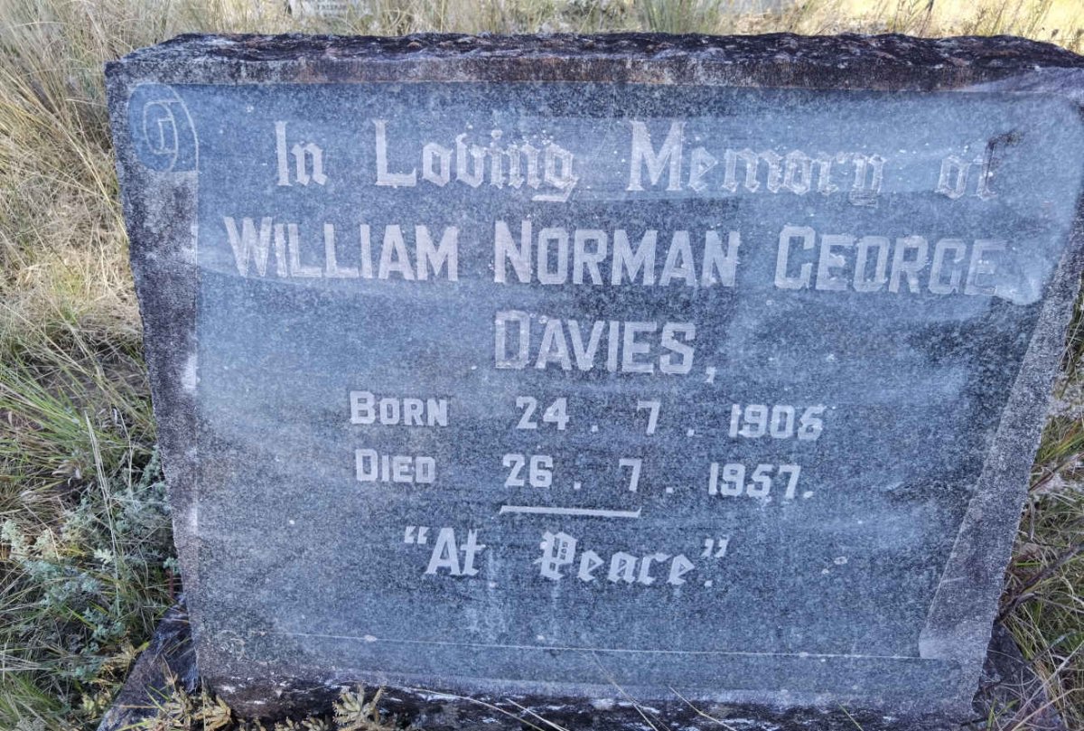 DAVIES William Norman George 1905-1957