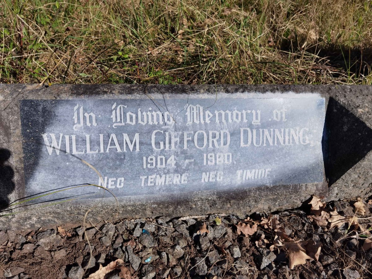 DUNNING William Gifford 1904-1960