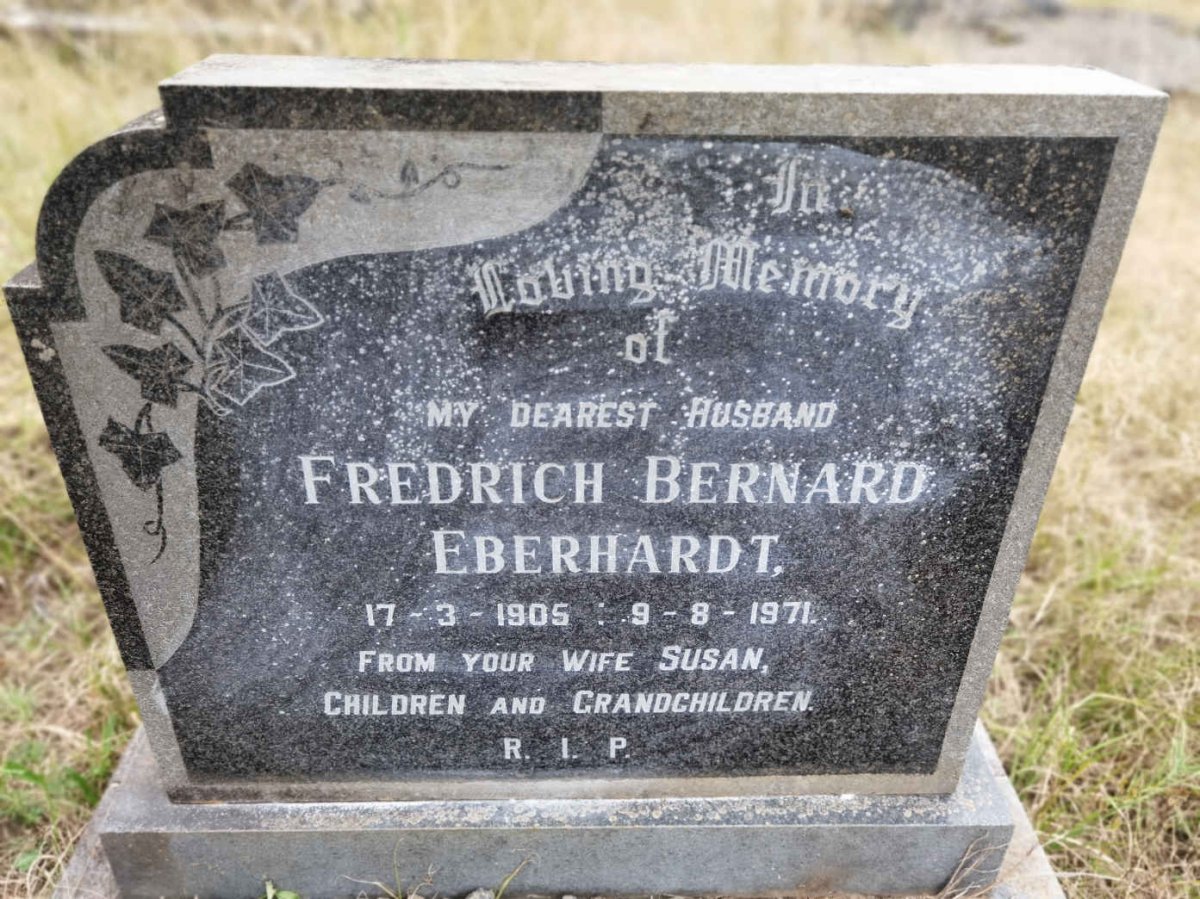 EBERHARDT Fredrich Bernard 1905-1971