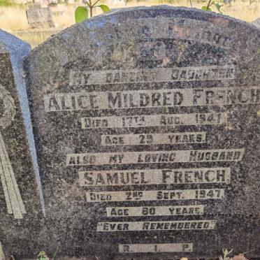 FRENCH Samuel -1947 :: FRENCH Alice Mildred -1947
