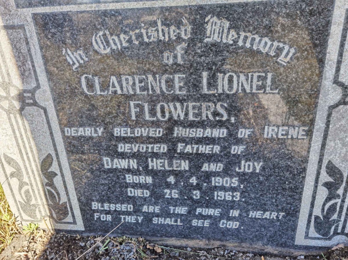 FLOWERS Clarence Lionel 1905-1963