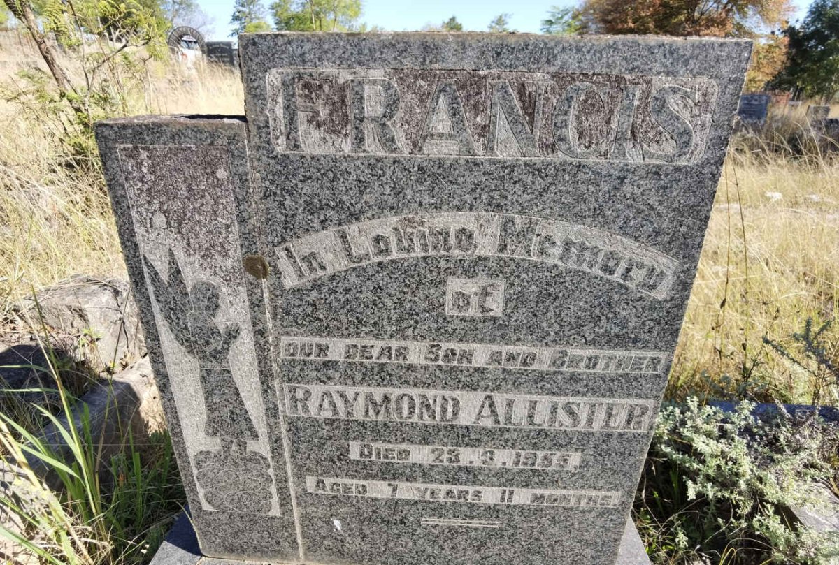FRANCIS Raymond Allister -1955