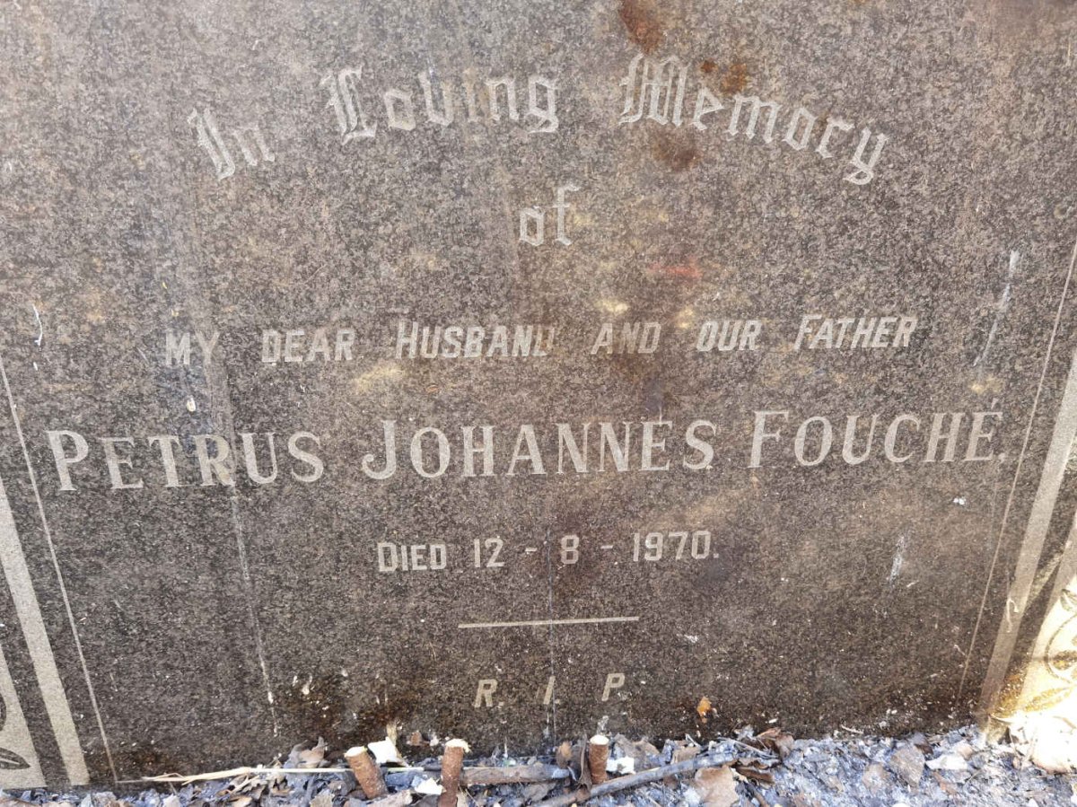 FOUCHE Petrus Johannes -1970