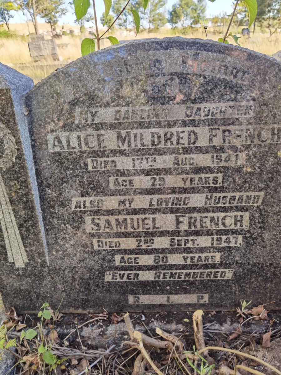 FRENCH Samuel -1947 :: FRENCH Alice Mildred -1947