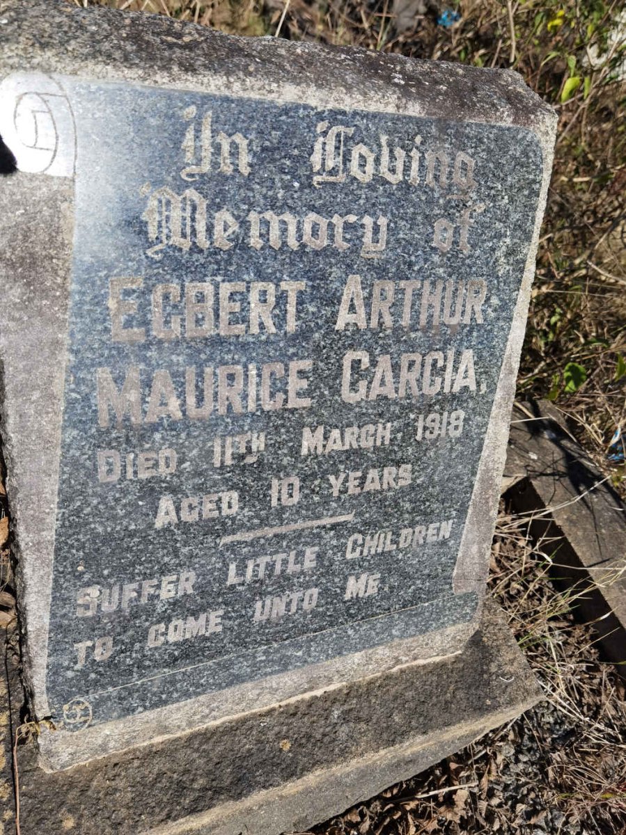 GARCIA Egbert Arthur Maurice -1918