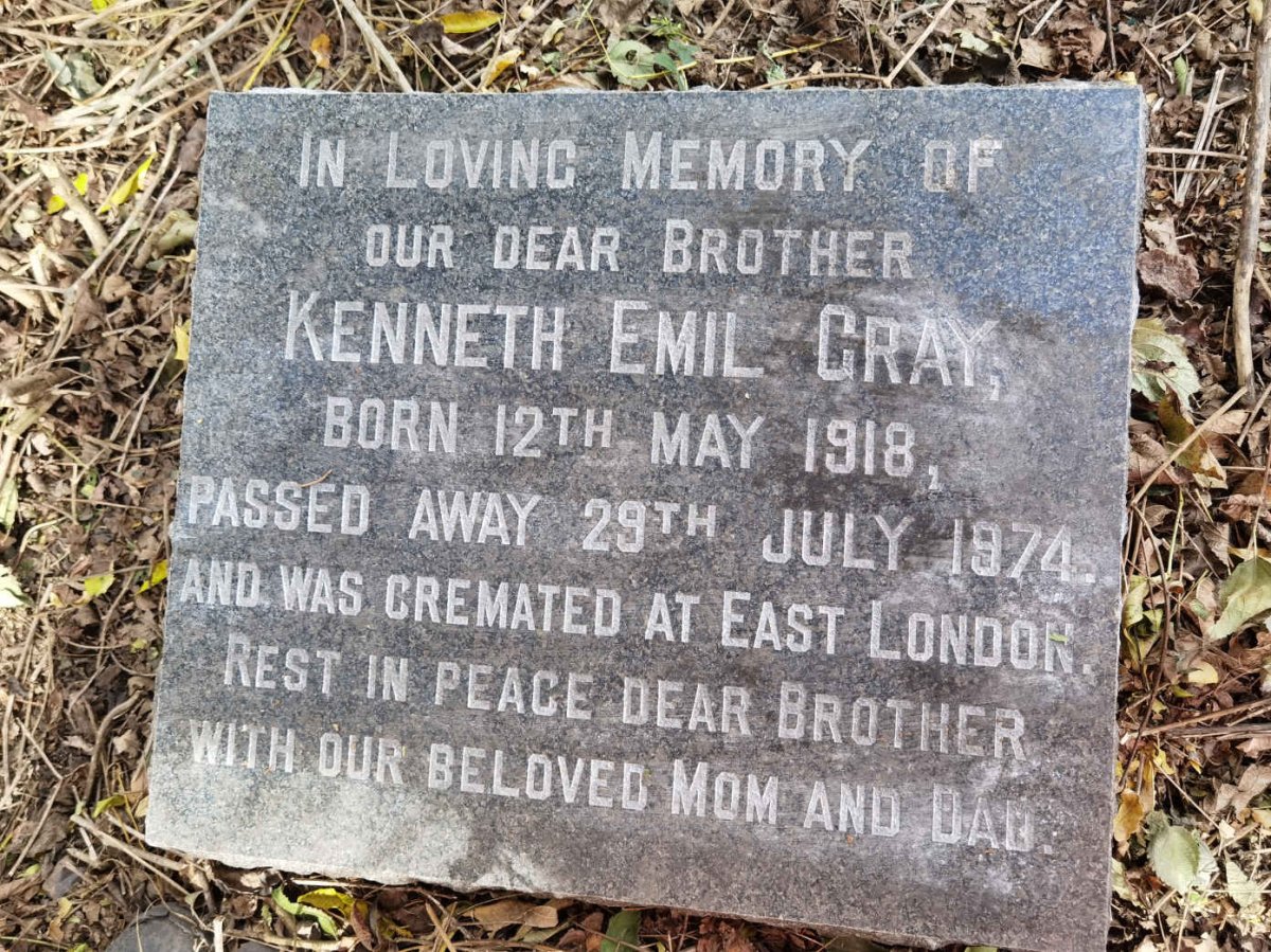 GRAY Kenneth Emil 1918-1974