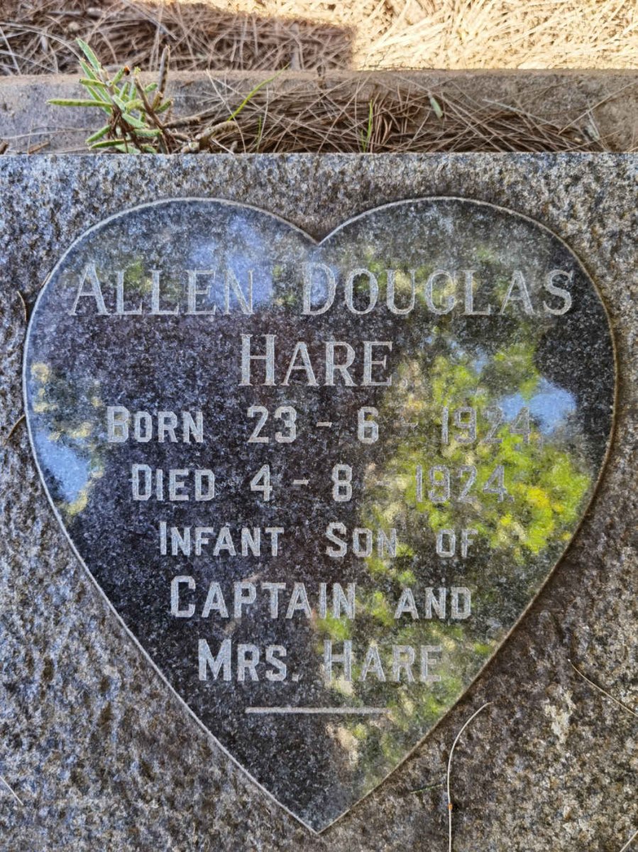 HARE Allen Douglas 1924-1924