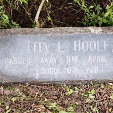 HOOLE Eda L. -1959