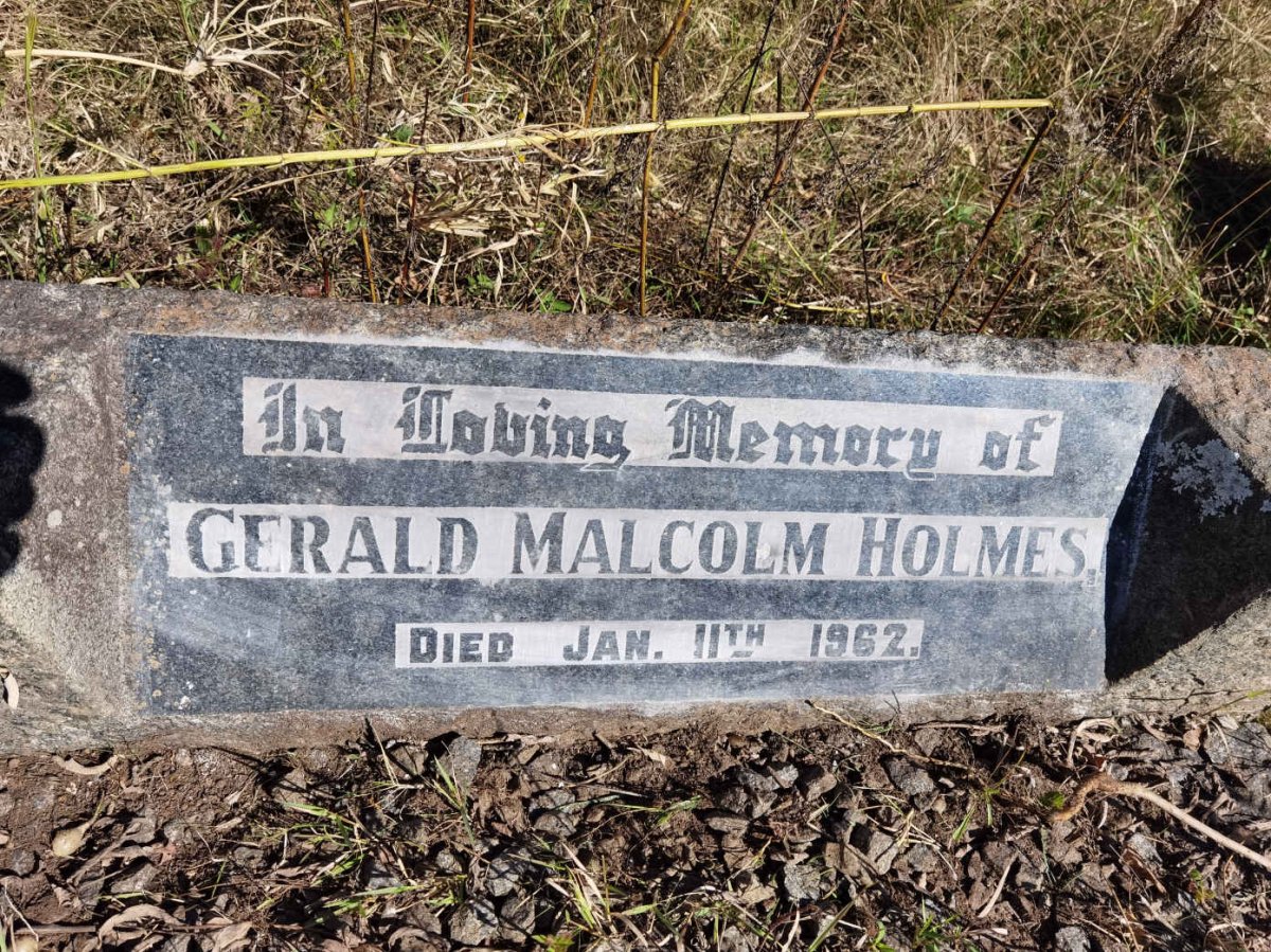 HOLMES Gerald Malcolm -1962