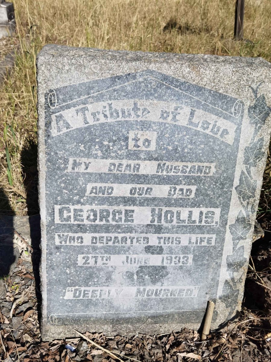 HOLLIS George -1933
