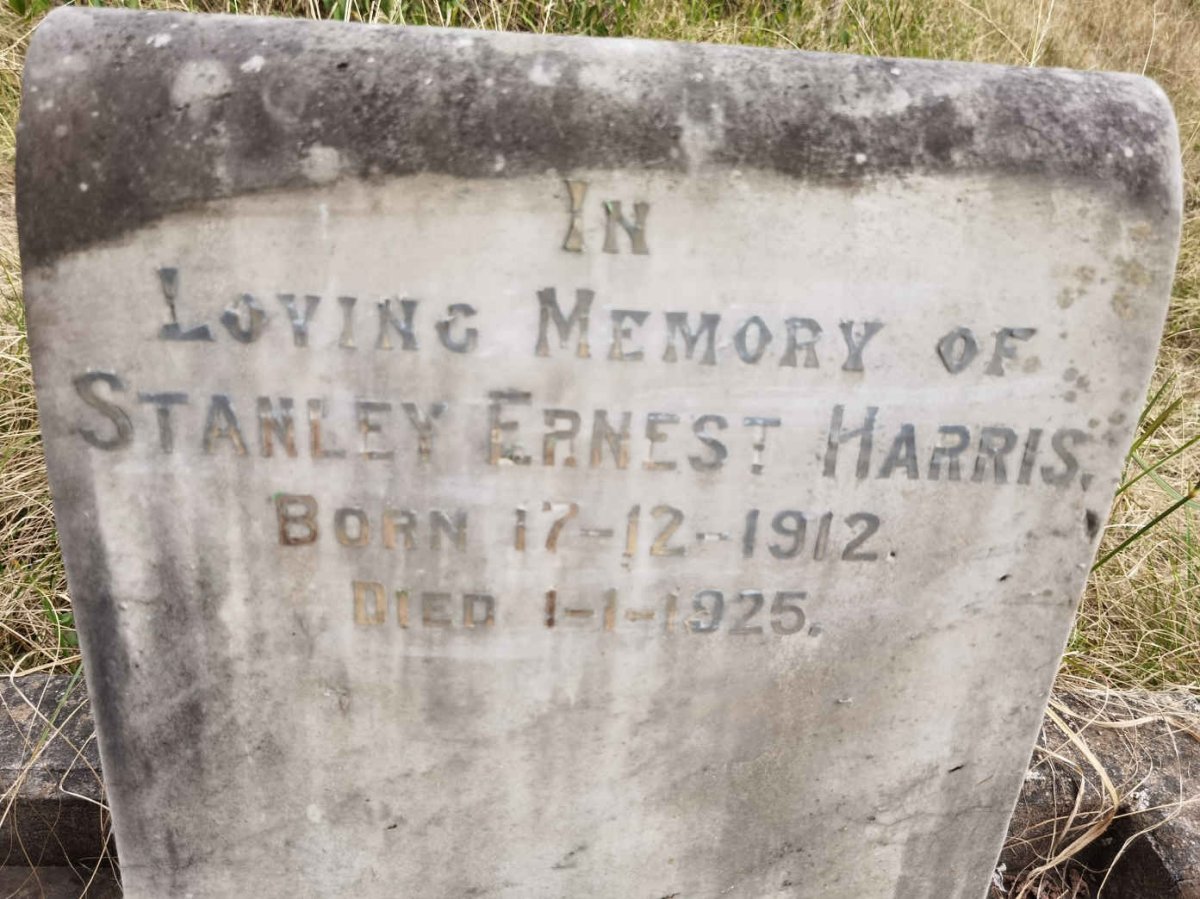 HARRIS Stanley Ernest 1912-1925