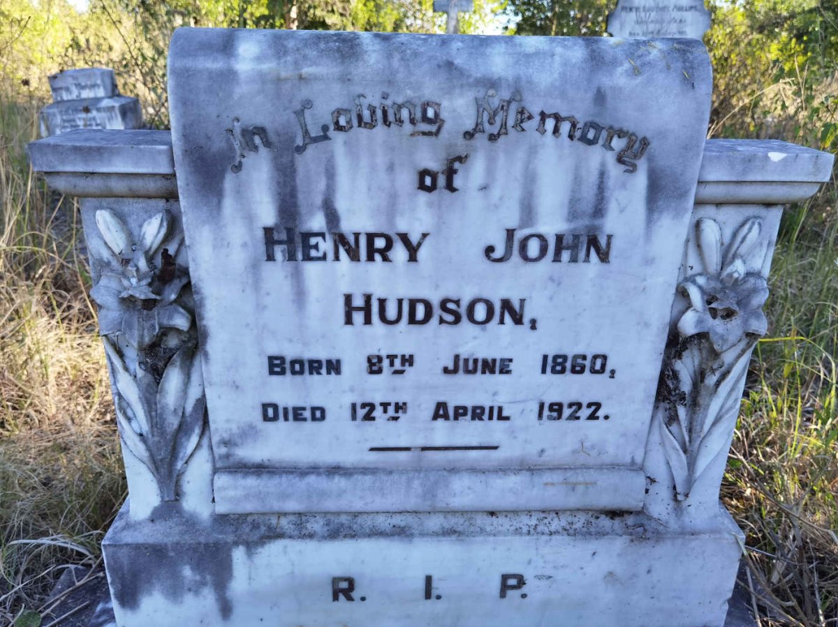 HUDSON Henry John 1860-1922
