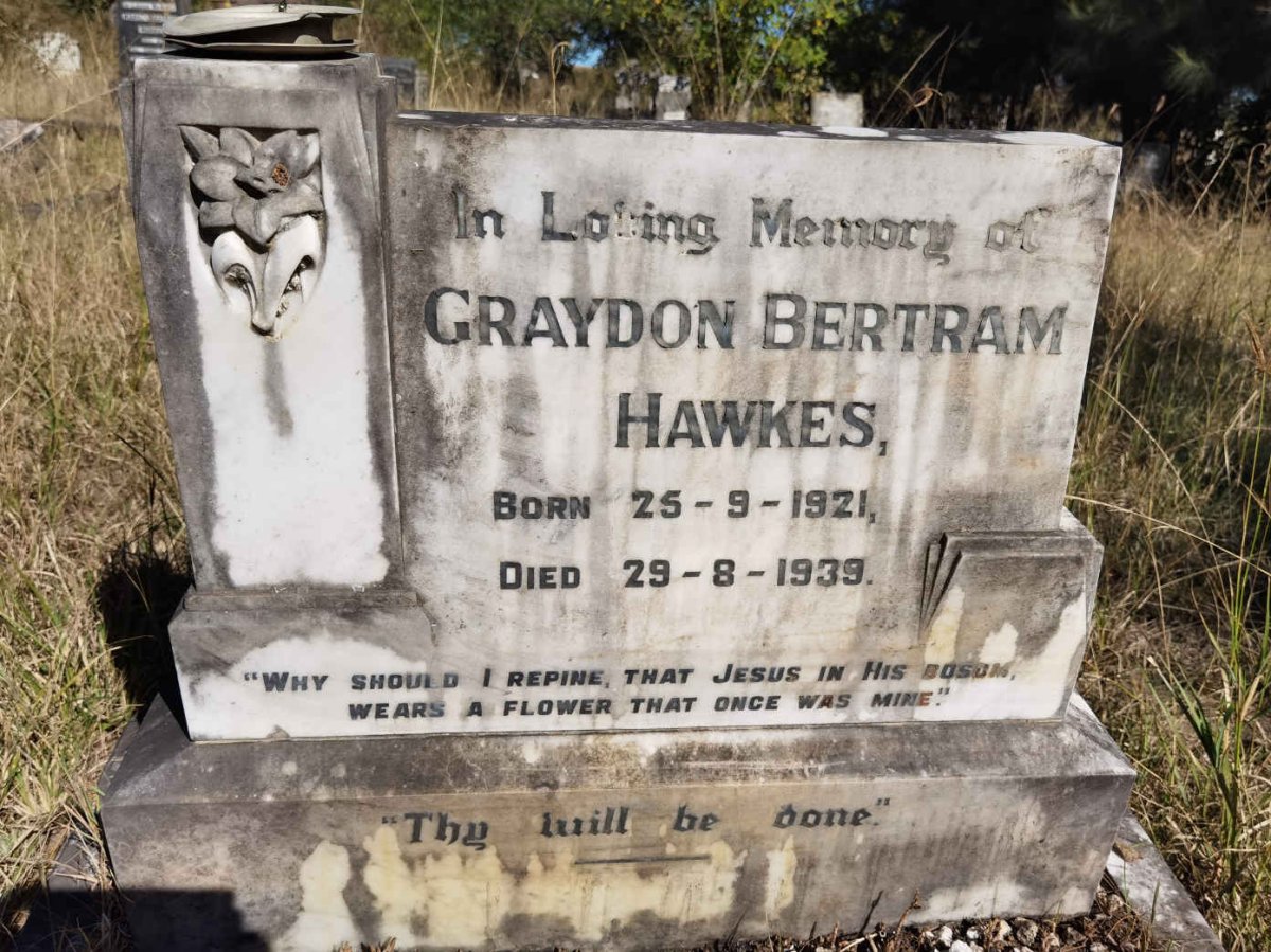 HAWKES Graydon Bertram 1921-1939