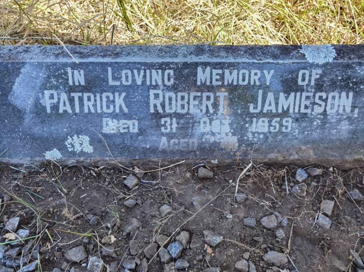 JAMIESON Patrick Robert -1959