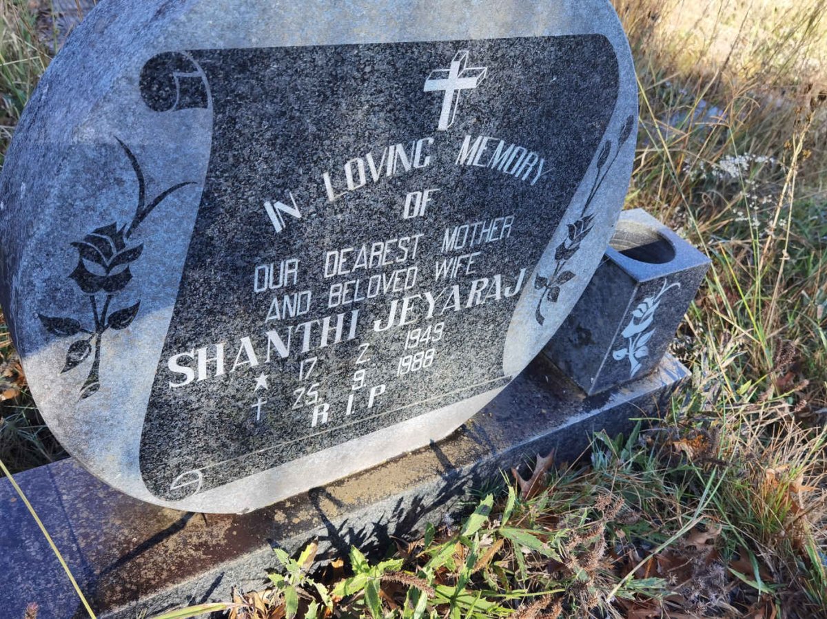 JEYARAJ Shanthi 1949-1988