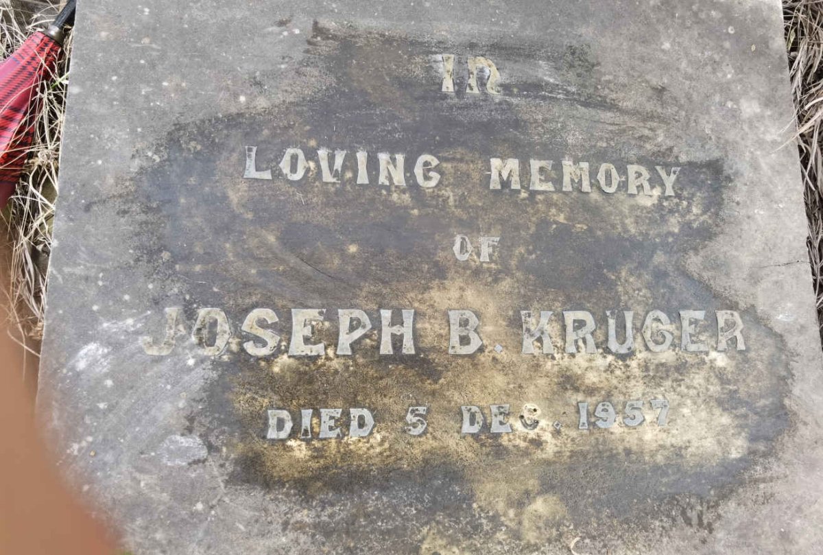 KRUGER Joseph B. -1957