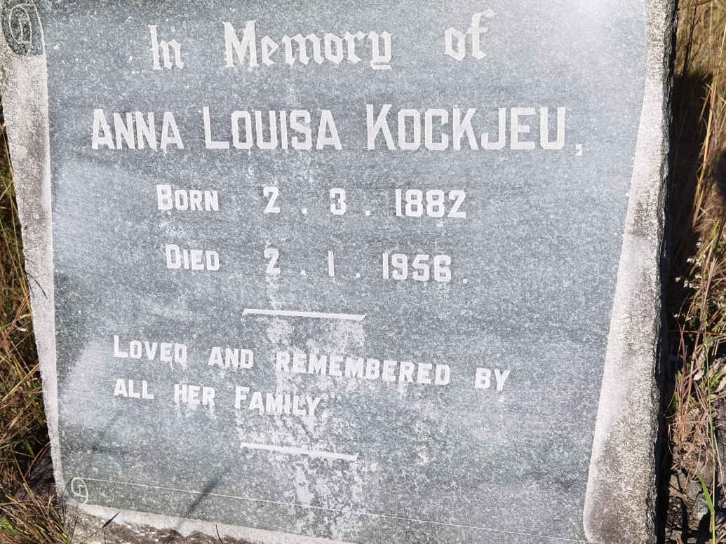 KOCKJEU Anna Louisa 1882-1956