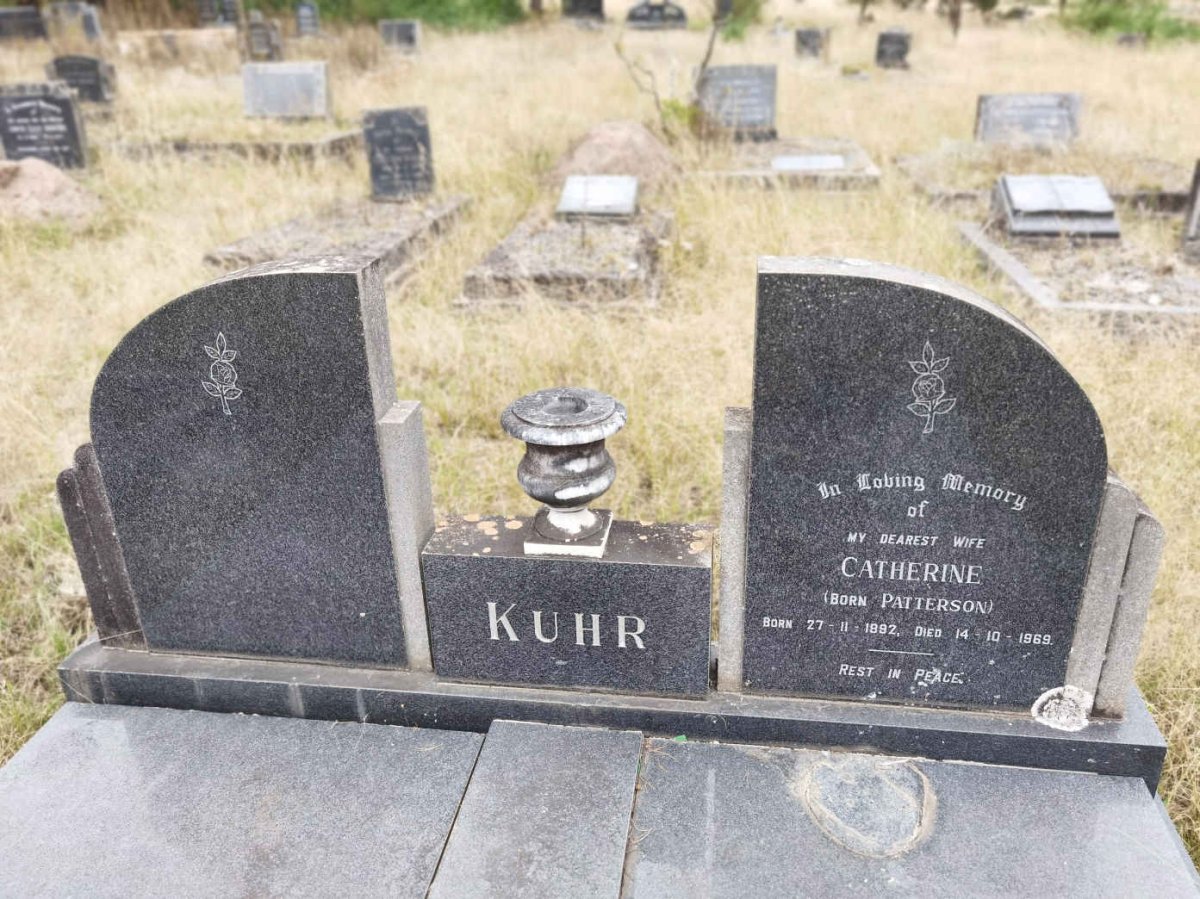 KUHR Catherine nee PATTERSON 1892-1969