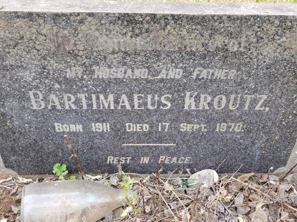 KROUTZ Bartimaeus 1911-1970