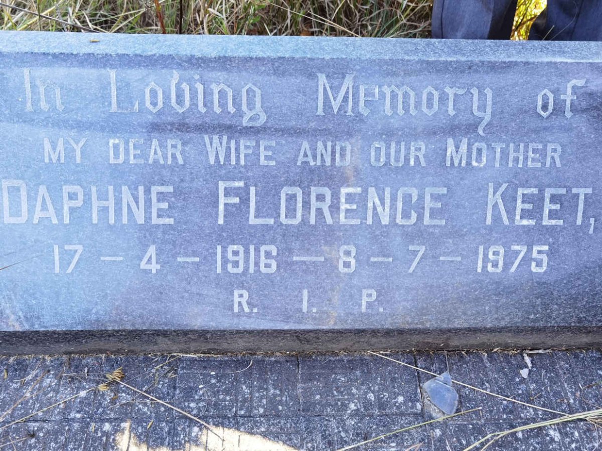 KEET Daphne Florence 1916-1975