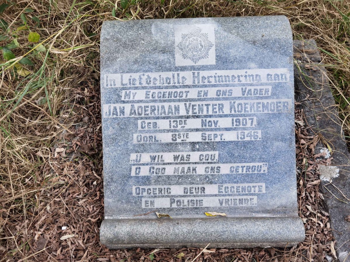 KOEKEMOER Jan Aderiaan Venter 1907-1946
