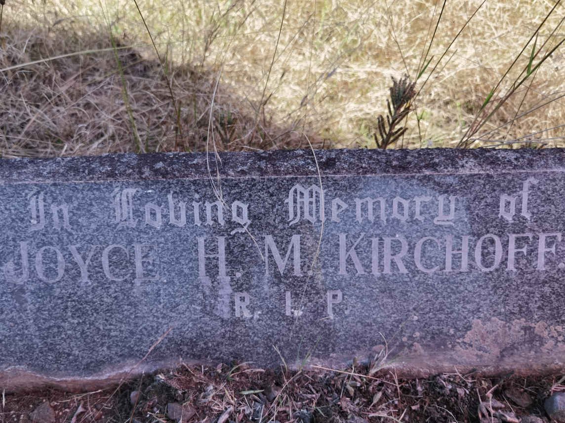 KIRCHOFF Joyce H.M.