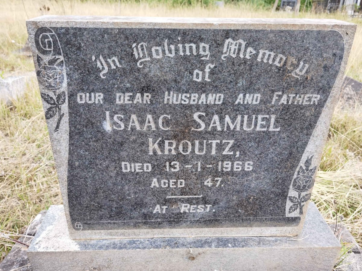 KROUTZ Isaac Samuel -1966