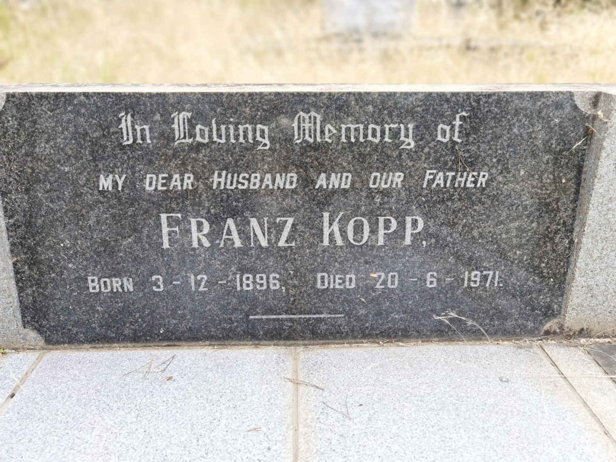 KOPP Franz 1896-1971