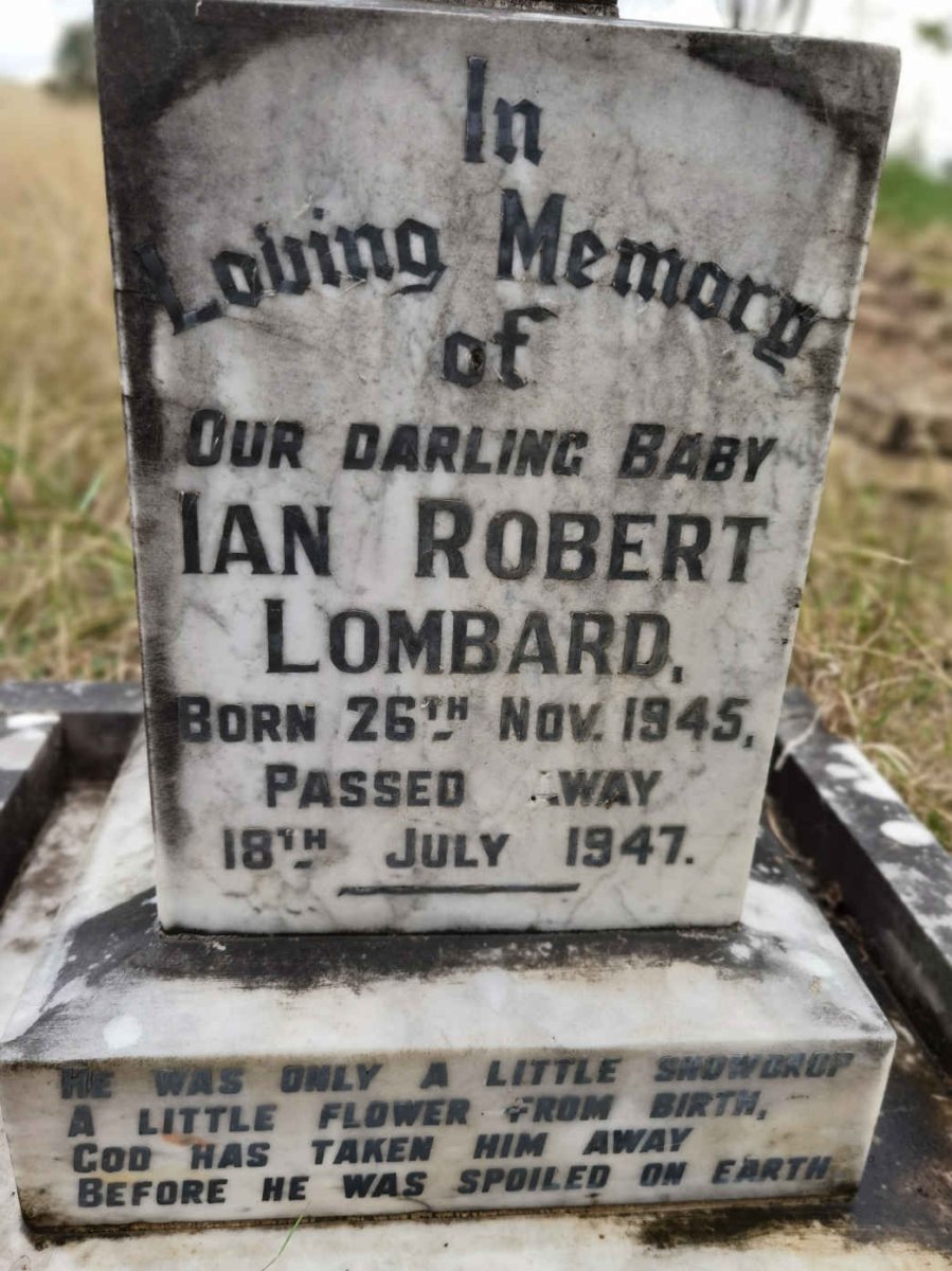 LOMBARD Ian Robert 1945-1947