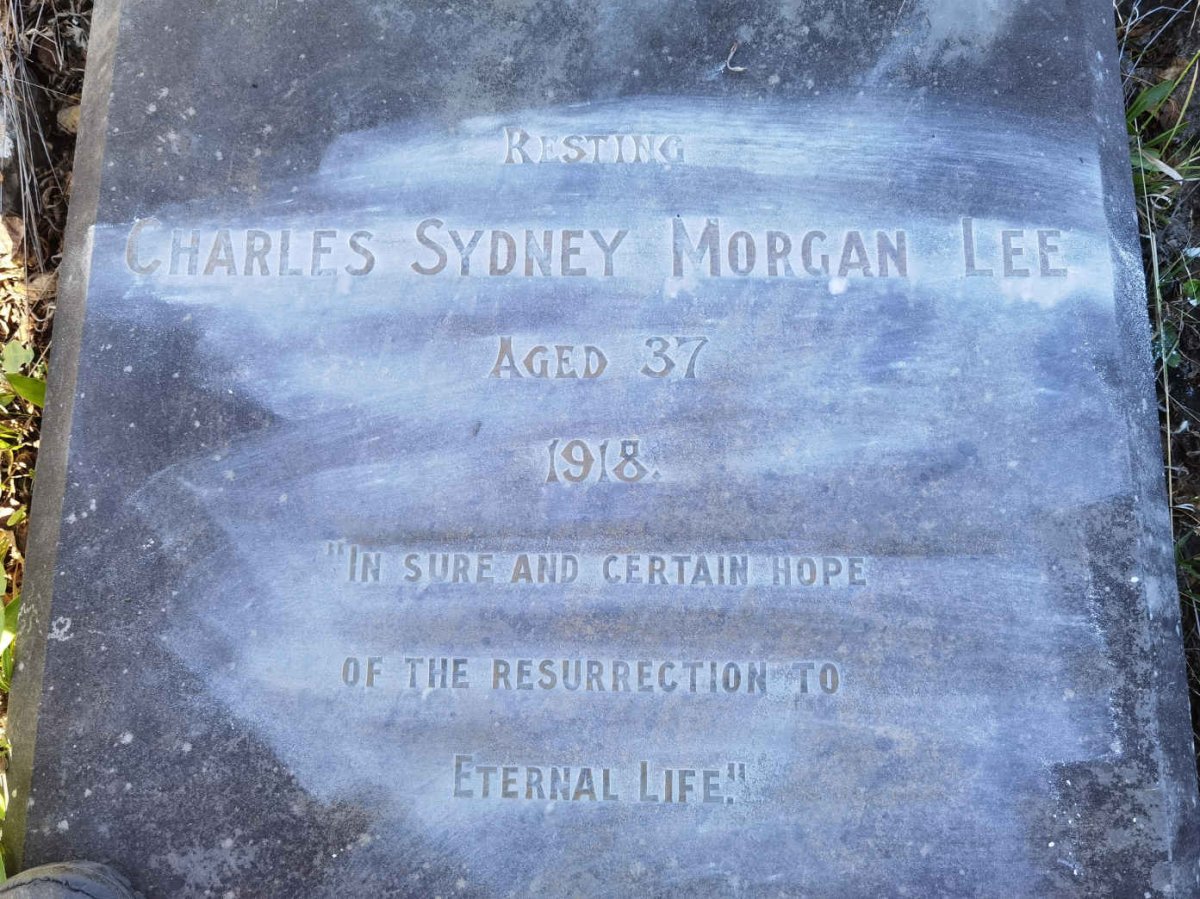 LEE Charles Sydney Morgan -1918