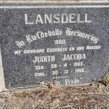 LANSDELL Judith Jacoba 1902-1966