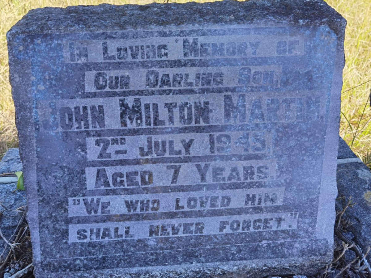 MARTIN John Milton -1945
