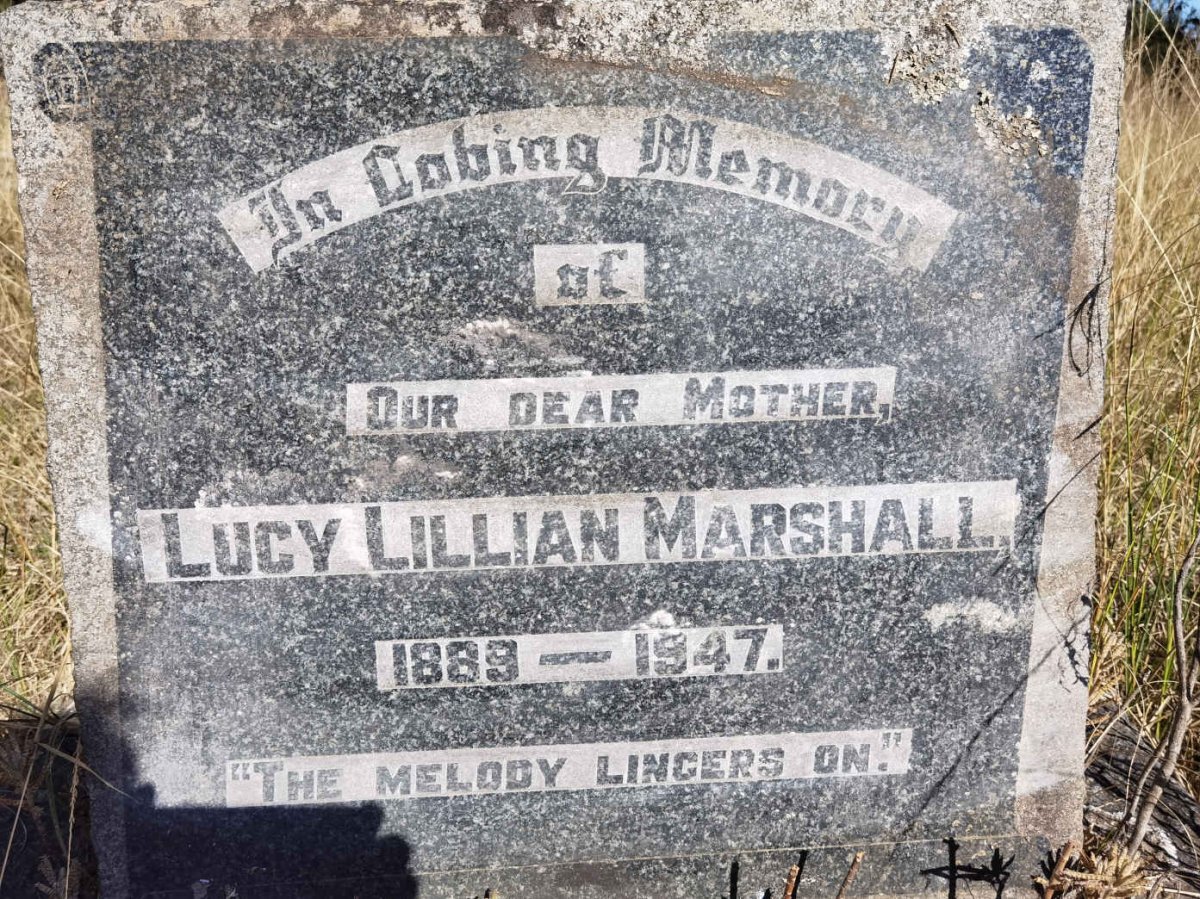 MARSHALL Lucy Lillian 1889-1947