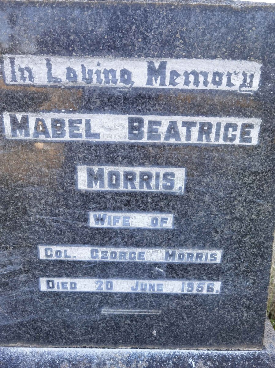 MORRIS Mabel Beatrice -1956