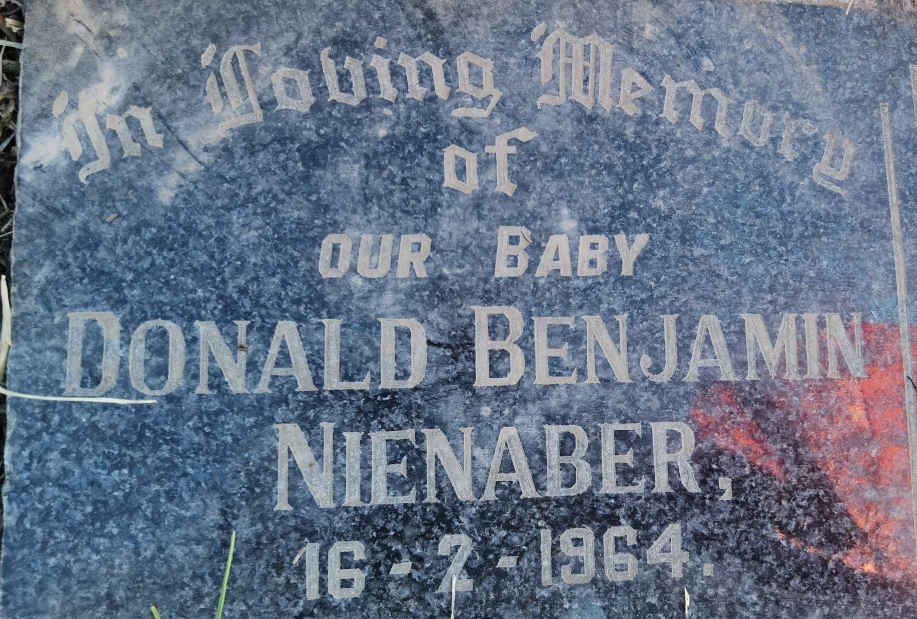 NIENABER Donald Benjamin -1964