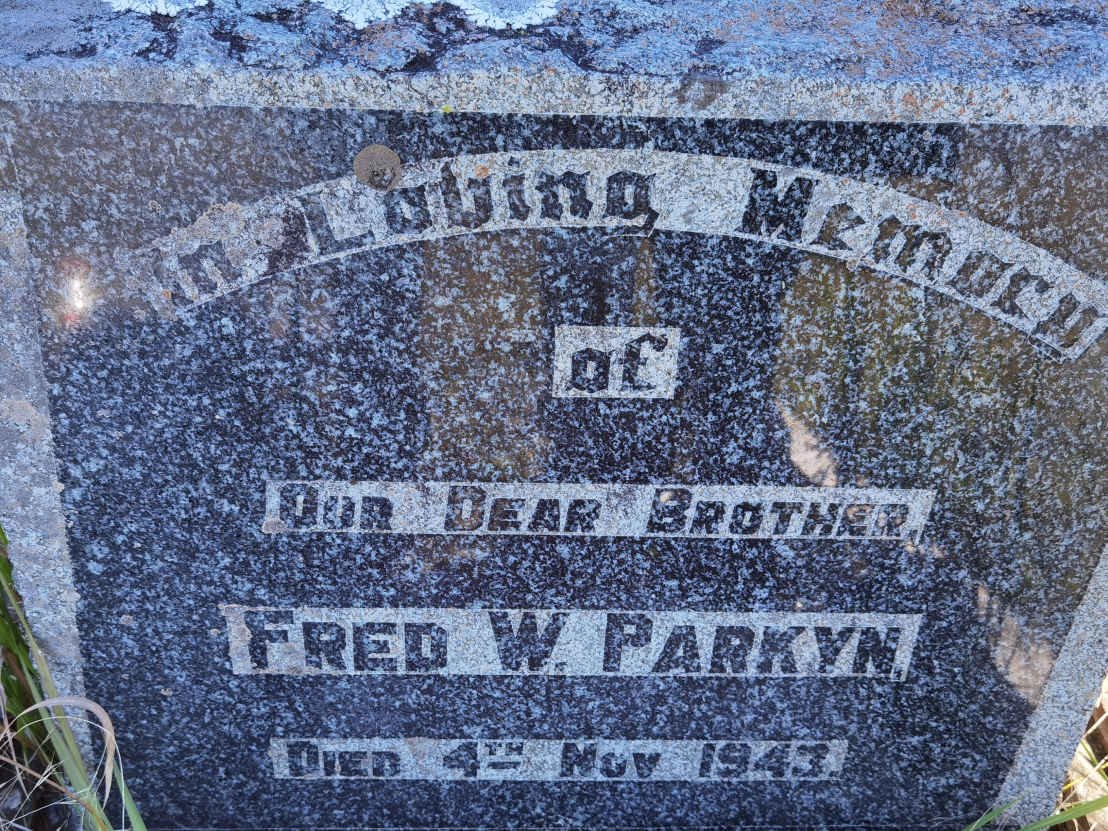 PARKYN Fred W. -1943