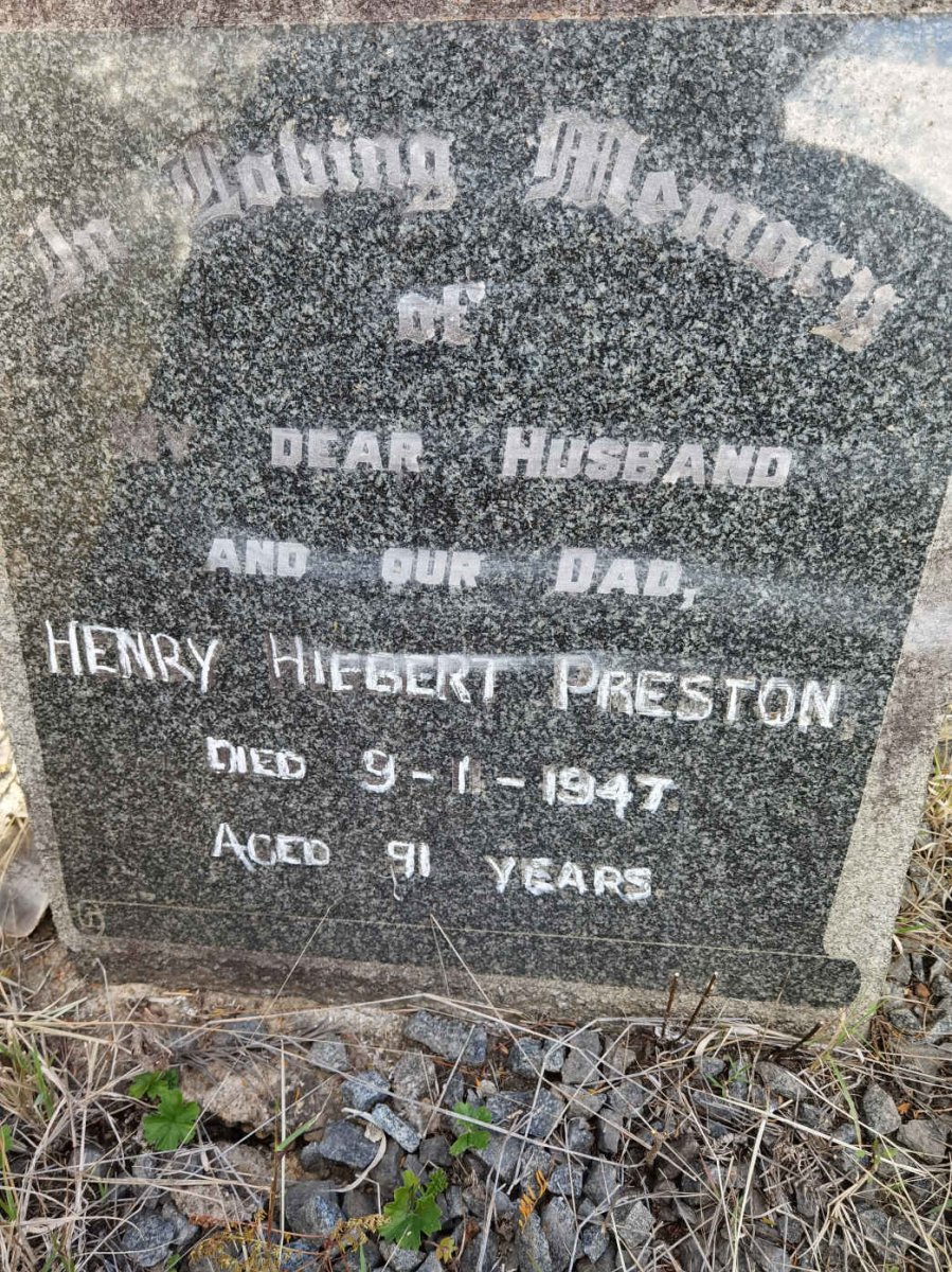 PRESTON Henry Herbert -1947