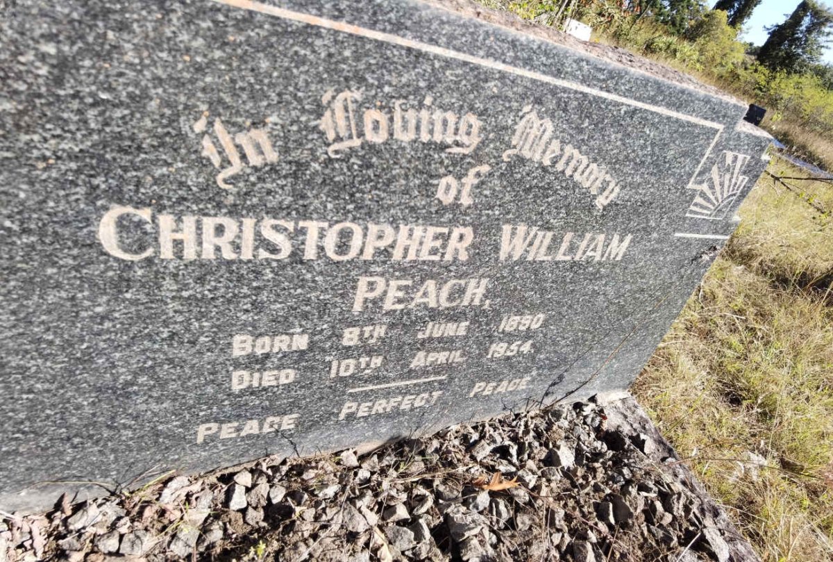 PEACH Christopher William 18?0-1954