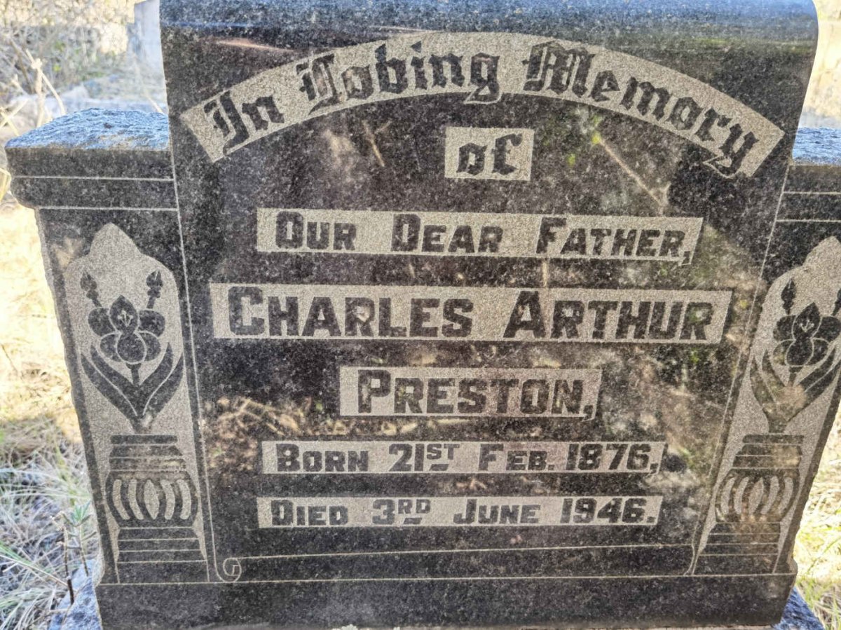 PRESTON Charles Arthur 1876-1946