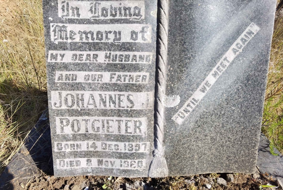 POTGIETER Johannes 1897-1960
