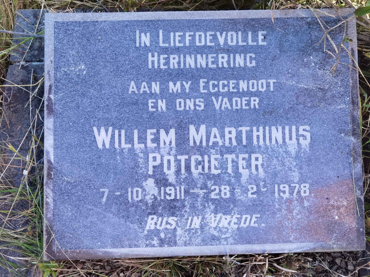 POTGIETER Willem Marthinus 1911-1978