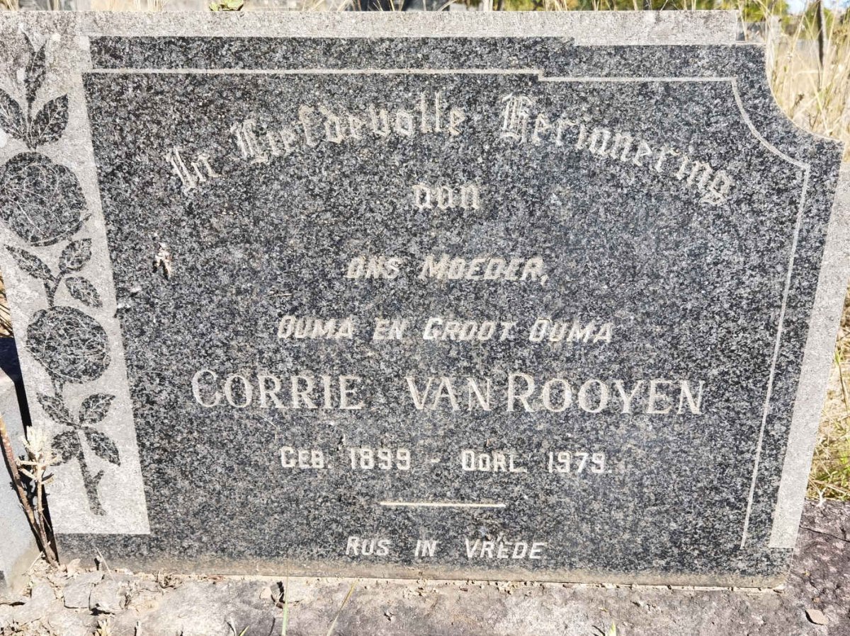 ROOYEN Corrie, van 1899-1979