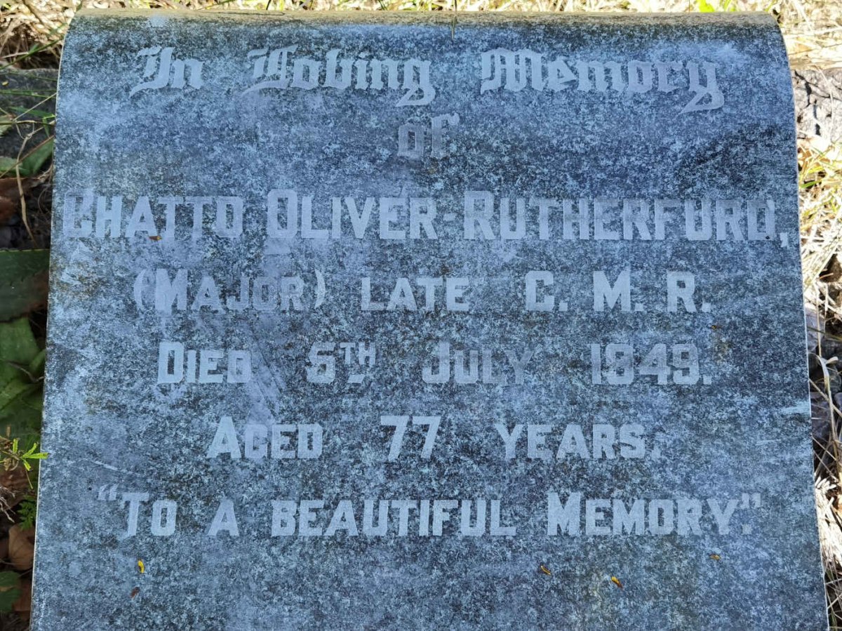 RUTHERFORD Chatto, OLIVER -1949