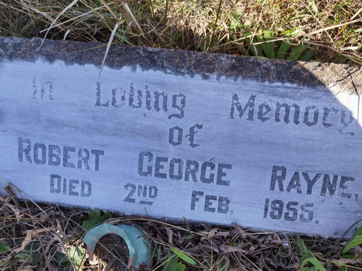 RAYNE Robert George -1955