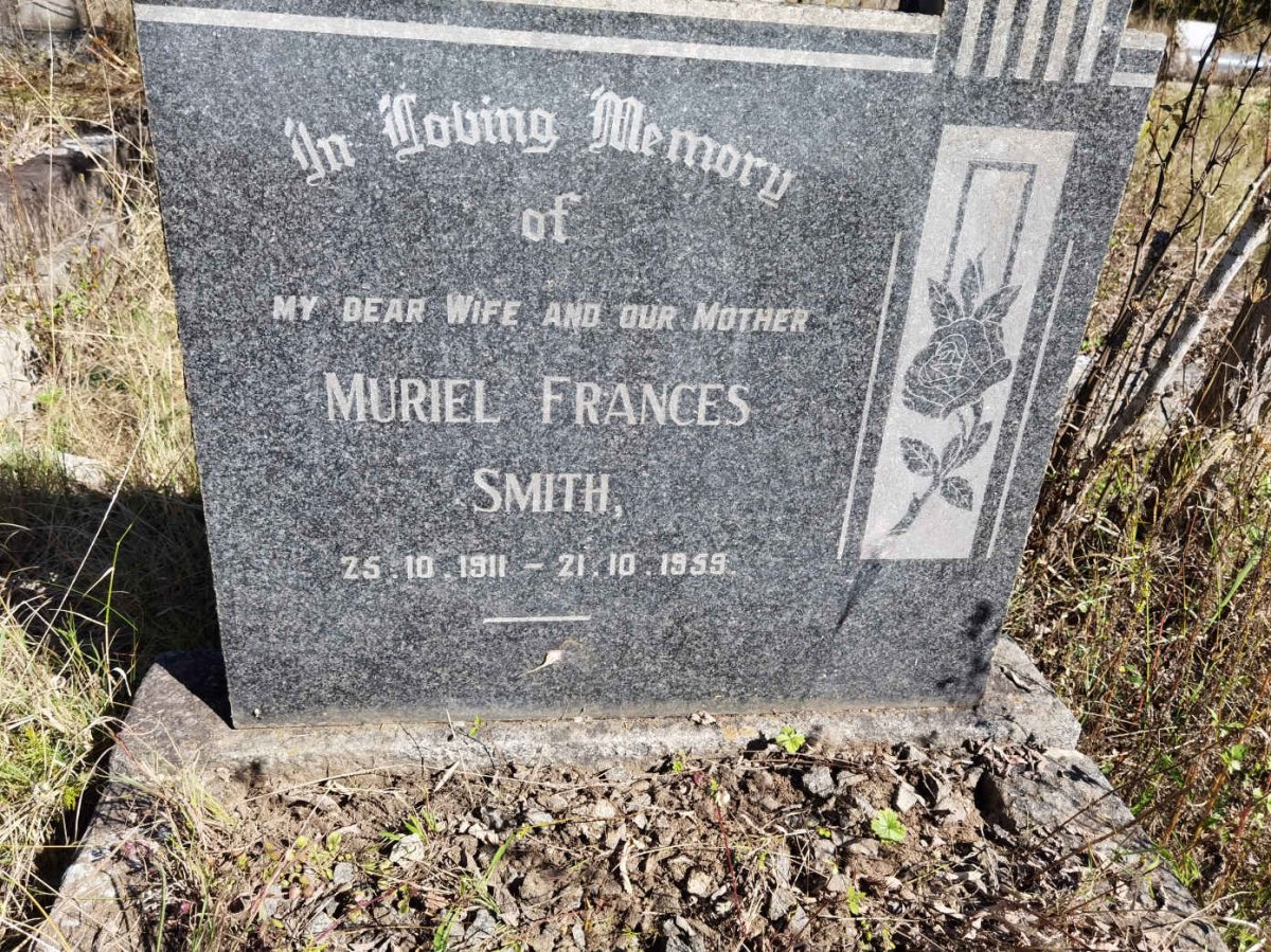 SMITH Muriel Frances 1911-1959
