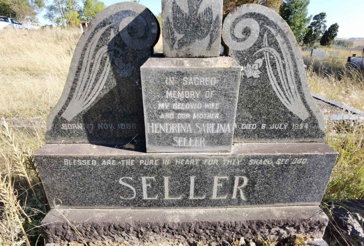 SELLER Hendrina Sarlina 1886-1954